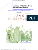 Java Programming 8th Edition Joyce Farrell Solutions Manual