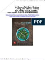 Test Bank For Human Nutrition Science For Healthy Living 2nd Edition Tammy Stephenson Wendy Schiff Isbn10 1259709957 Isbn13 9781259709951