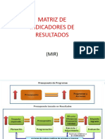 Matriz de Indicadores de Resultados