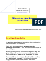 Elément de Génétique Quantitative