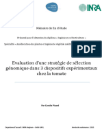 Evaluation de La Straégie de Sélection Génomique