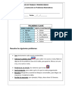Guía Problemas Adición y Sustracción