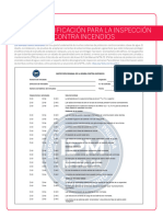 Lista de Verificación Inspección Bombas Contra Incendiis