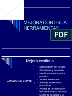 Mejora Continua Herramientas