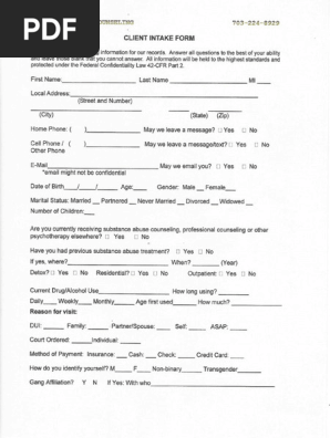 Intake Form