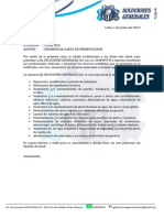 Carta de Presentacion GJL Soluciones Generales Sac