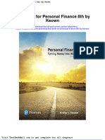 Test Bank For Personal Finance 8th by Keown