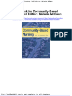 Test Bank For Community Based Nursing 3rd Edition Melanie Mcewen