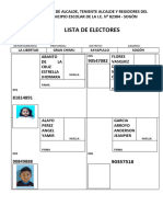 Lista de Electores