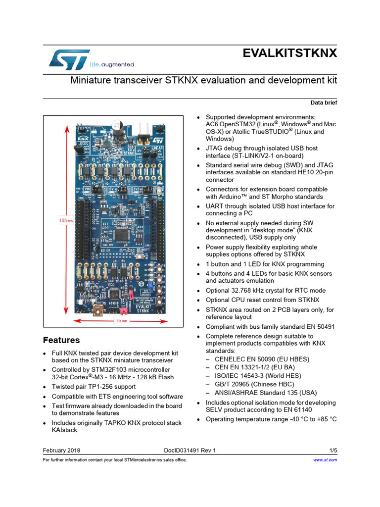 Evalkitstknx | PDF | Usb | Computer Science