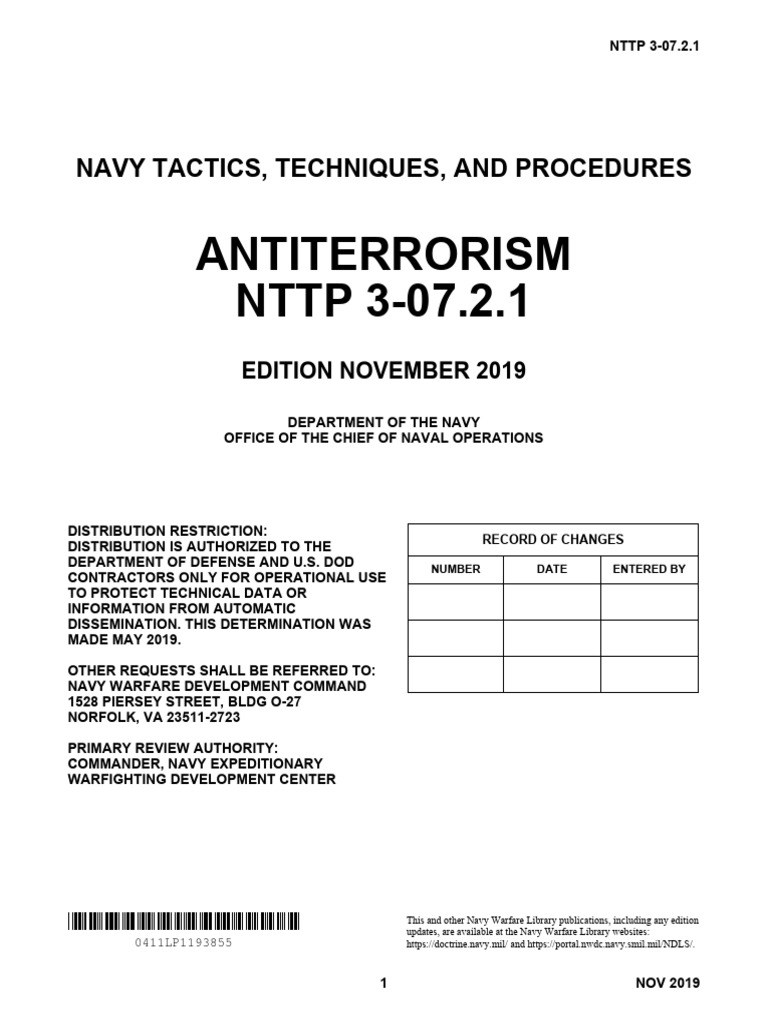 Nttp 3 07 2 1 antiterrorism nov 2019 pdf united states navy