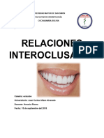 Relaciones Interoclusales