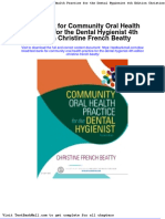 Test Bank For Community Oral Health Practice For The Dental Hygienist 4th Edition Christine French Beatty