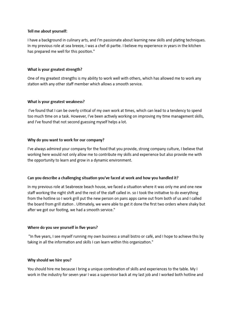 Interview Questions PDF Cognition