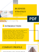 Yellow Simple Minimalist Company Business Strategy Presentation