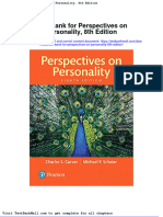 Test Bank For Perspectives On Personality 8th Edition