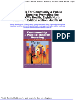 Test Bank For Community Public Health Nursing Promoting The Publics Health Eighth North American Edition Edition Judith Al