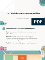 3.1 Modelo Costo-Volumen-utilidad