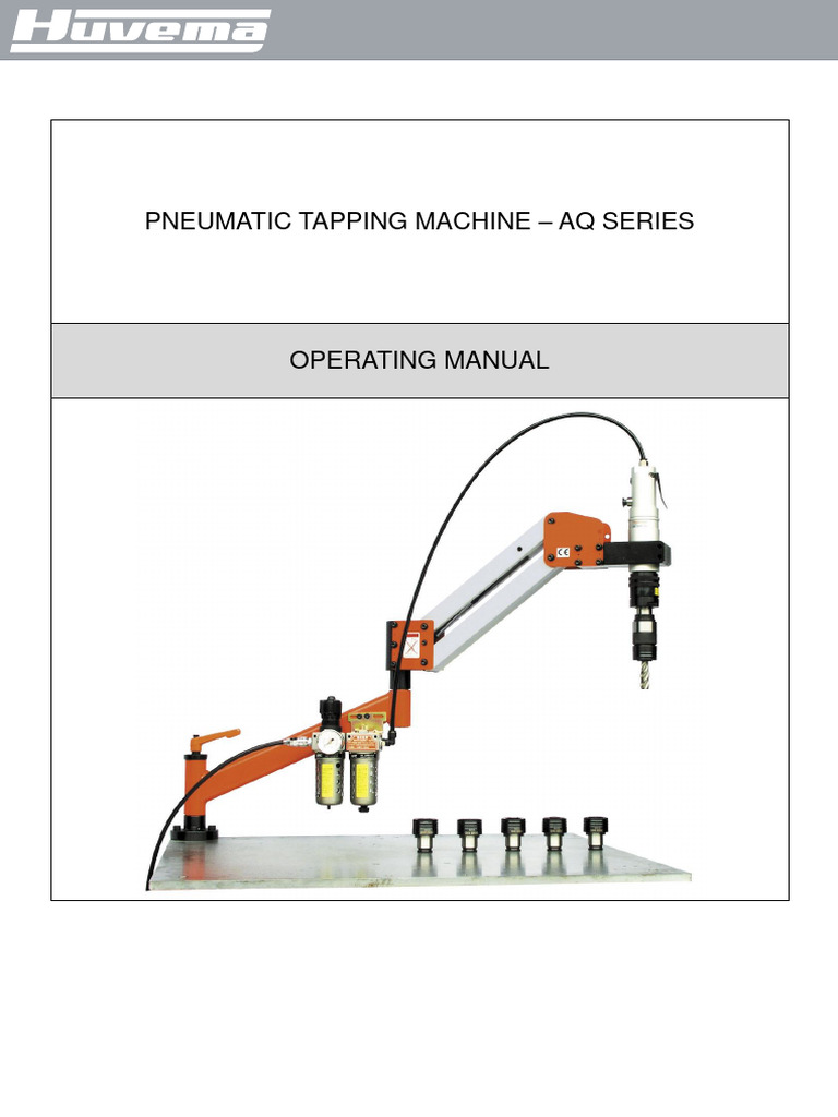 AQ Series Pneumatic Tapping Machine Manual | PDF | Screw | Tap (Valve)