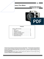 Rotary Flow Meter - Instruction Manual - MNV10151-1907