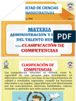 1.8. Clasificación de Las Competencia