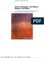 Life The Science of Biology 11th Edition Sadava Test Bank