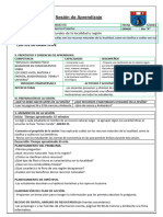 Sesion de Aprendizaje de Ciencia y Ambiente Recursos Naturales de La Localidad y Region