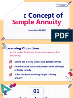 Math 101 Simple Annuity