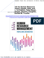 Test Bank For Human Resource Management People Data and Analytics 1st Edition Talya Bauer Berrin Erdogan David e Caughlin Donald M Truxillo