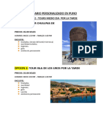 Itinerario Personalizado en Puno