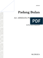 Hardana Padang Bulan (Satb) - Perusal