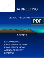 Agenda Breefing