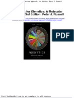 Test Bank For Igenetics A Molecular Approach 3rd Edition Peter J Russell