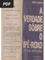 A VERDADE SOBRE O IPÊ-ROXO - JORGE RIZZINI