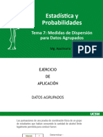 TEMA 7 - Medidas Dispersion Agrupados - UCSM