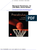 Solution Manual For Precalculus 1st Edition Julie Miller Donna Gerken
