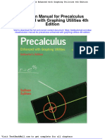 Solution Manual For Precalculus Enhanced With Graphing Utilities 4th Edition