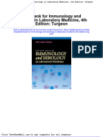Test Bank For Immunology and Serology in Laboratory Medicine 4th Edition Turgeon