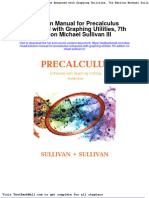 Solution Manual For Precalculus Enhanced With Graphing Utilities 7th Edition Michael Sullivan III