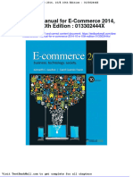 Solution Manual For e Commerce 2014 10 e 10th Edition 013302444x