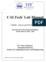 Lab Manual - CSE4001 - IandWP - LTP - BL2023241000186 - D21+D22+D23+D24 - Dr. Nancy Kumari - 100504