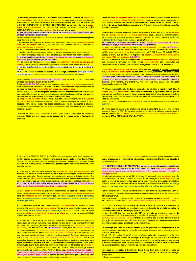 Teoria da Dupla Garantia em Responsabilidade Civil | PDF | Mediação ...