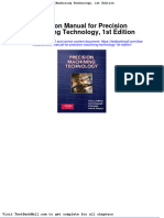 Solution Manual For Precision Machining Technology 1st Edition
