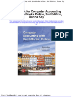 Test Bank For Computer Accounting With Quickbooks Online 2nd Edition Donna Kay