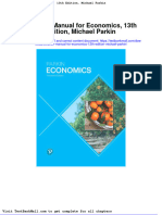 Solution Manual For Economics 13th Edition Michael Parkin