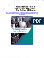 Solution Manual For Principles of Auditing and Other Assurance Services 21st Edition Whittington