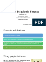 Etica y Psiquiatria Forense