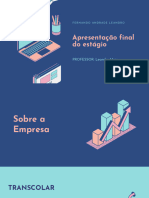 Trabalho Final Estagio