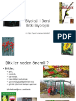 Bitki Biyolojisi Ders Sunum