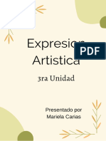 Expresion Artistica 3 Unidad-Mariela